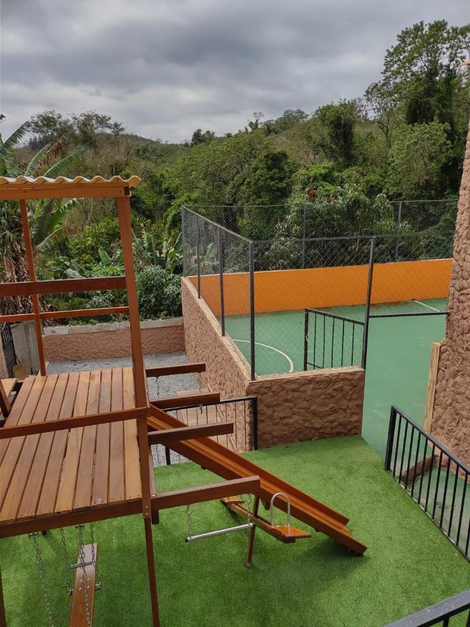 Chacara Bella Vida Com Piscina Churrasqueira Salao De Festas Fogao A Lenha Quadra Aracariguama Bagian luar foto