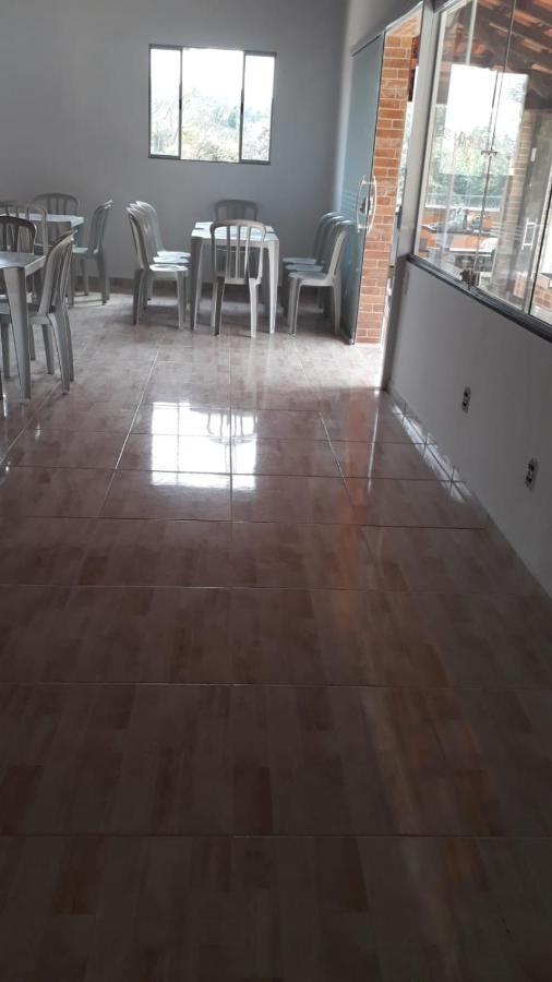 Chacara Bella Vida Com Piscina Churrasqueira Salao De Festas Fogao A Lenha Quadra Aracariguama Bagian luar foto