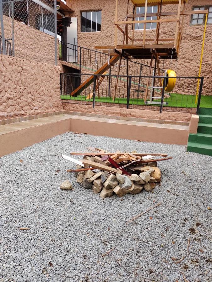 Chacara Bella Vida Com Piscina Churrasqueira Salao De Festas Fogao A Lenha Quadra Aracariguama Bagian luar foto