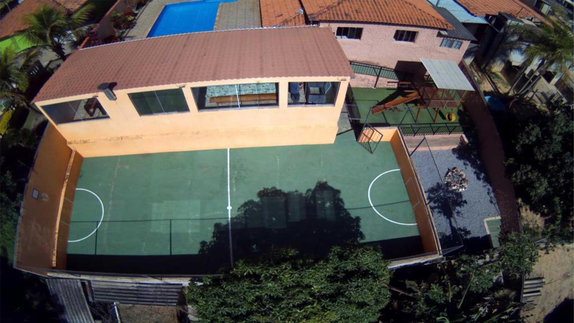 Chacara Bella Vida Com Piscina Churrasqueira Salao De Festas Fogao A Lenha Quadra Aracariguama Bagian luar foto